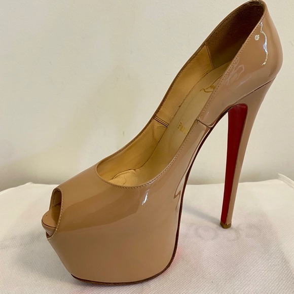 Authentic Christian Louboutin patent leather heels